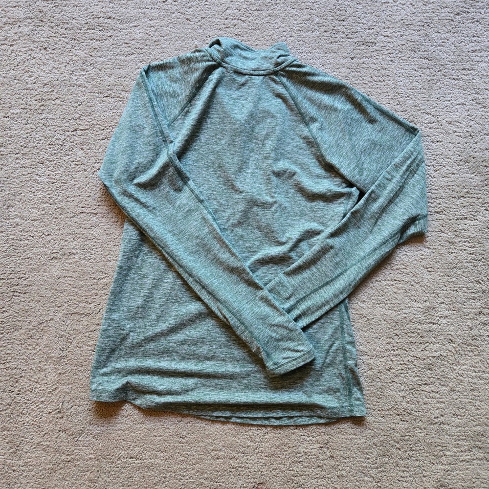Nike Oregon Ducks Dri-FIT Half Zip Pullover Green Heathered Womens Medium - Picture 7 of 7